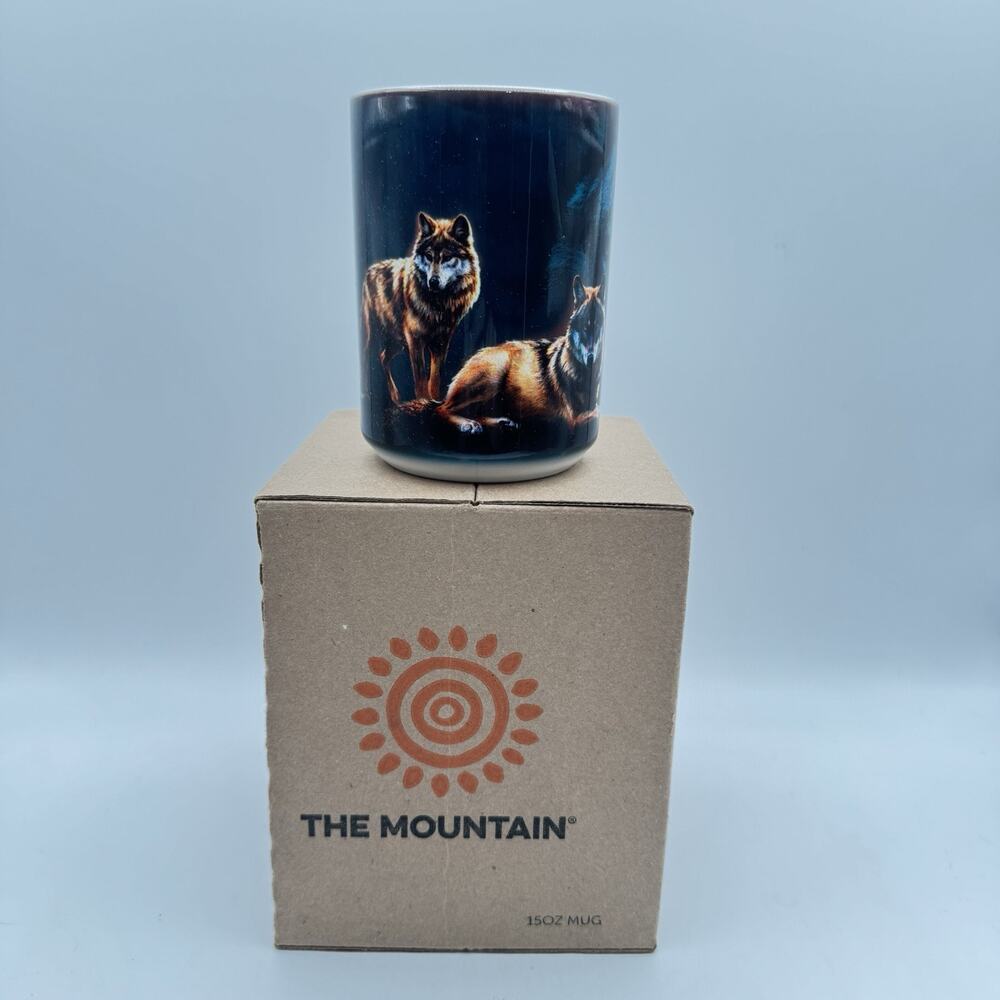 The Mountain Wolf Coffee Mug 15oz Discontinued New In Box